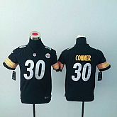 Youth Nike Pittsburgh Steelers #30 James Conner Black Team Color Game Stitched Jersey,baseball caps,new era cap wholesale,wholesale hats